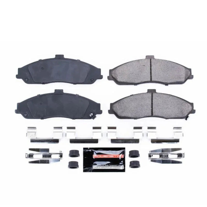 PowerStop Front Z23 Brake Pads w/Hardware fits 2004-2008 Cadillac XLR / 2008 2009 Cadillac XLR PLATINUM / 2006-2009 Cadill...