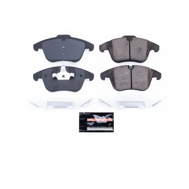 PowerStop Front Z23 Brake Pads w/Hardware fits 2006-2008 Jaguar S-Type / 2006-2009 Jaguar Vanden Plas / 2010-2014 Jaguar X...