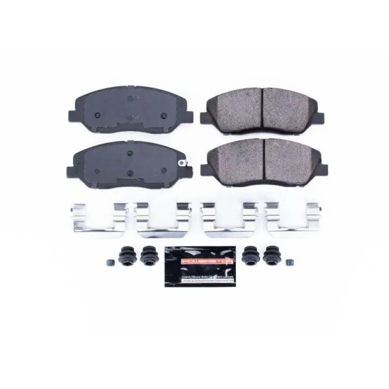 PowerStop Front Z23 Brake Pads w/Hardware fits 2007 2008 Hyundai Entourage Gls / 2007 Hyundai Entourage / 2007-2009 Hyunda...