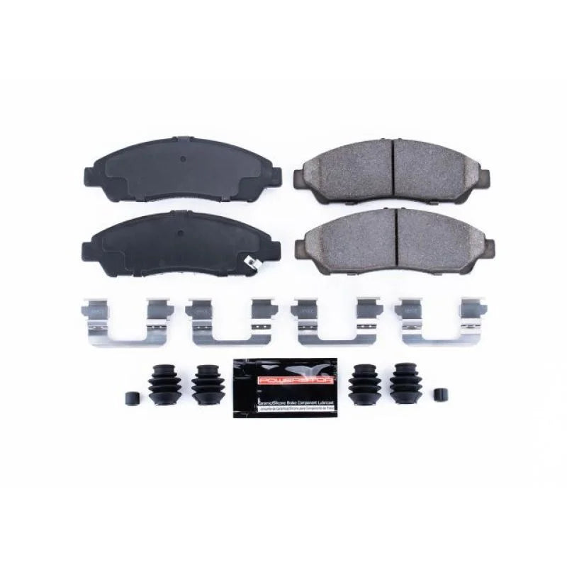 PowerStop Front Z23 Brake Pads w/Hardware fits 2007-2013 2018 Acura MDX / 2018 Acura MDX Sh-awd / 2014 2016-2020 Acura Rlx...