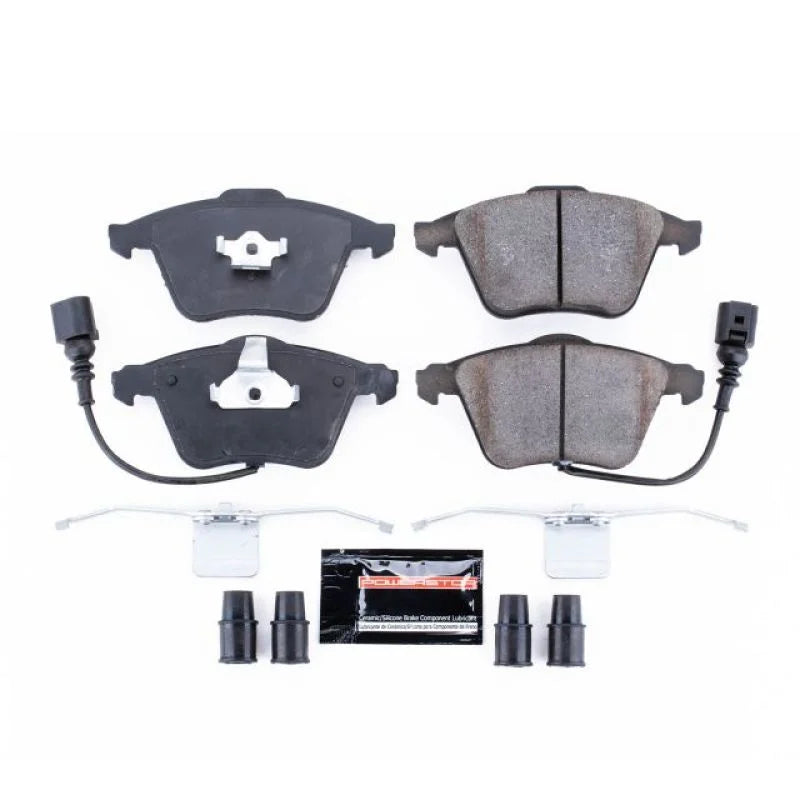 PowerStop Front Z23 Brake Pads w/Hardware fits 2008 2009 Audi TT Quattro / 2009-2015 Audi TTS Quattro / 2011 2012 Volkswag...