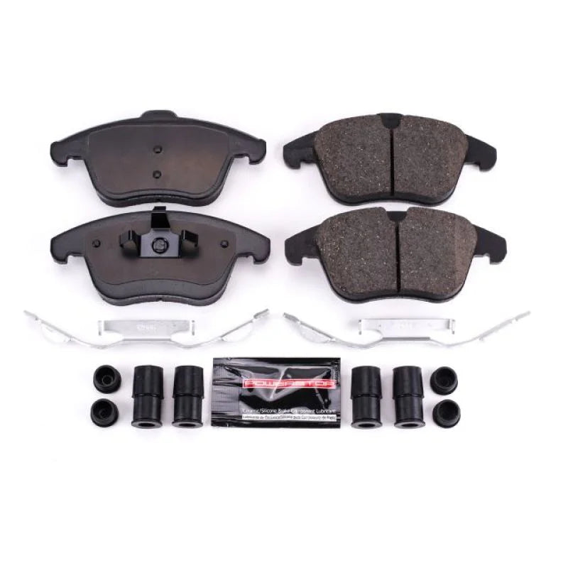 PowerStop Front Z23 Brake Pads w/Hardware fits 2008 2011 land Rover LR2 / 2008-2012 land Rover LR2 Hse / 2015-2017 Volvo S...