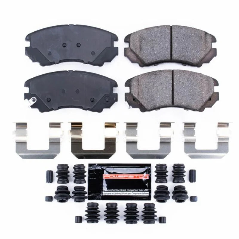 PowerStop Front Z23 Brake Pads w/Hardware fits 2010 Hyundai Elantra Blue / 2007-2010 Hyundai Elantra Gls / 2007 Hyundai El...