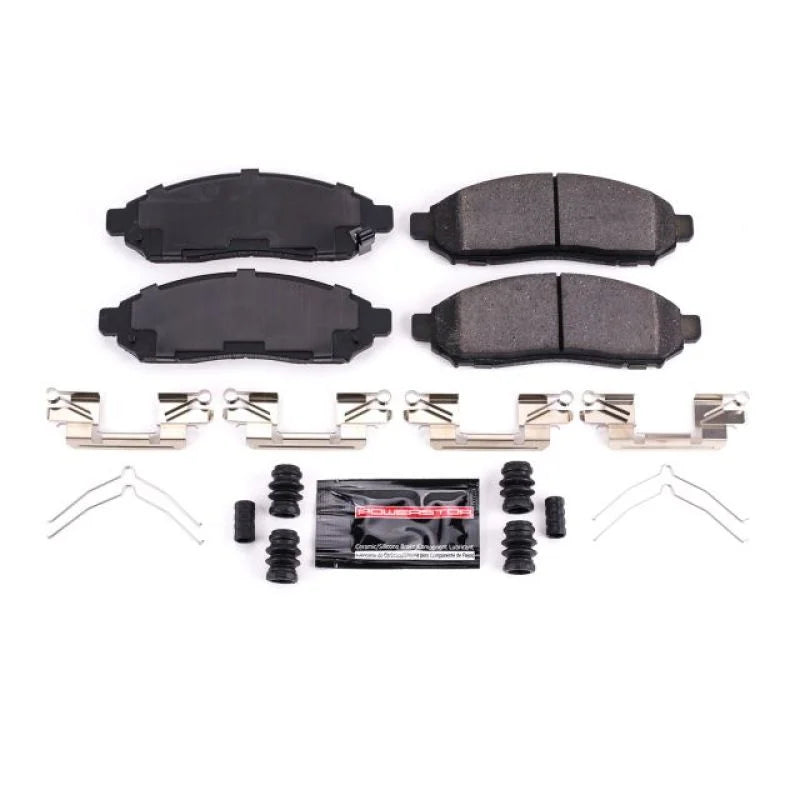 PowerStop Front Z23 Brake Pads w/Hardware fits 2016-2018 Chevrolet City Express / 2005-2015 Nissan Frontier / 2005-2010 Ni...