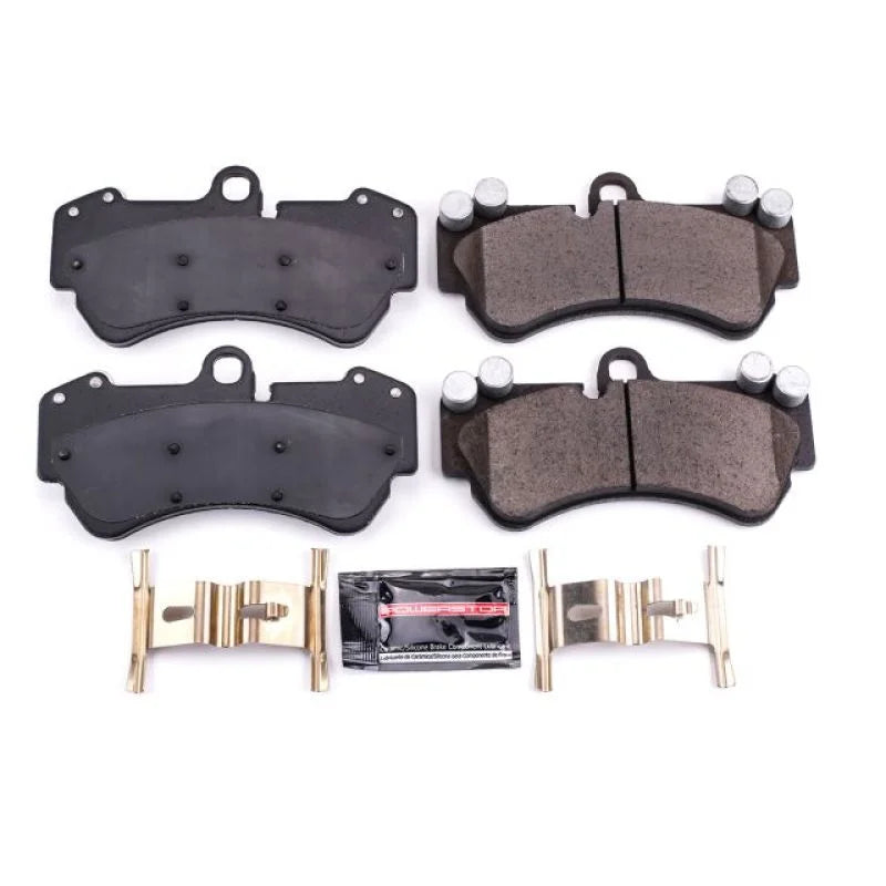PowerStop Front Z23 Brake Pads w/Hardware fits 2017 2018 Mercedes-Benz G550 / 2018 Mercedes-Benz G550 4X4 / 2004-2006 Pors...