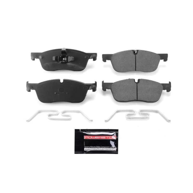 PowerStop Front Z23 Brake Pads w/Hardware fits 2018 2019 Jaguar E-pace / 2017 2018 Jaguar XF / 2017 Jaguar XF S / 2015-201...