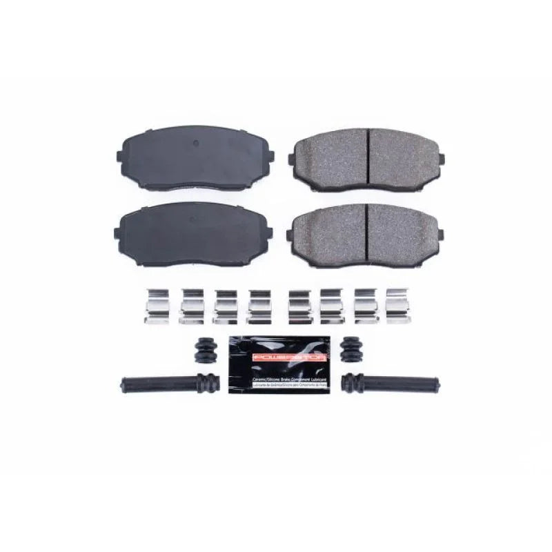 PowerStop Front Z23 Brake Pads w/Hardware fits Ford Edge / 2008-2014 Ford Edge LIMITED / 2007-2015 Ford Edge SE / 2007 For...