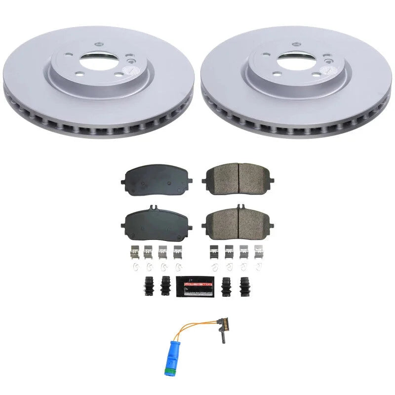 PowerStop Front Z23 Coated Brake Kit fits 2023-2024 Mercedes-Benz Eqb 250+ / 2022-2024 Mercedes-Benz Eqb 300 / 2022-2024 M...