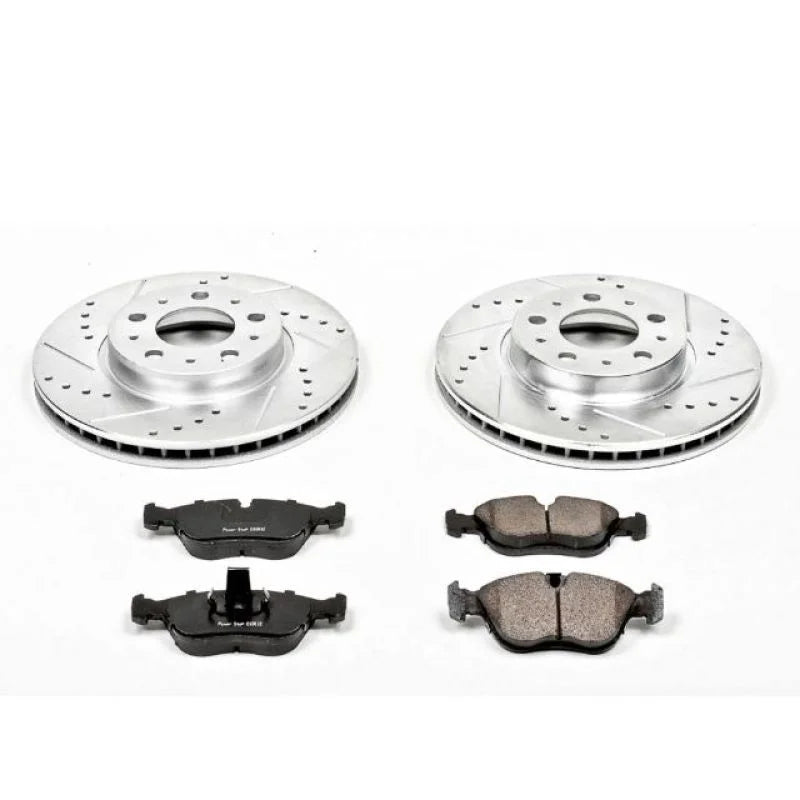 PowerStop Front Z23 EVOLUTION SPORT Brake Kit fits 1994-1997 Volvo 850 / 1998-2004 Volvo C70 / 1998-2000 Volvo S70 / 1998-...