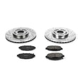 Load image into Gallery viewer, PowerStop Front Z23 EVOLUTION SPORT Brake Kit fits 1999-2000 Lexus SC300 / 1992-2000 Lexus SC400 - Main Product View