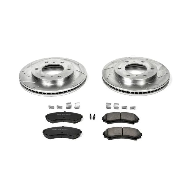 PowerStop Front Z23 EVOLUTION SPORT Brake Kit fits Mitsubishi Montero / 2001-2006 Mitsubishi Montero LIMITED / 2001-2004 M...