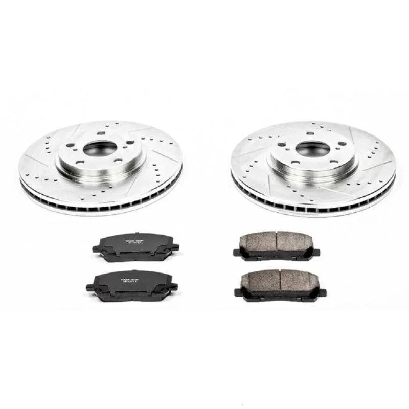 PowerStop Front Z23 EVOLUTION SPORT Brake Kit fits Toyota Highlander / 2001-2007 Toyota Highlander / 2006-2007 Toyota High...