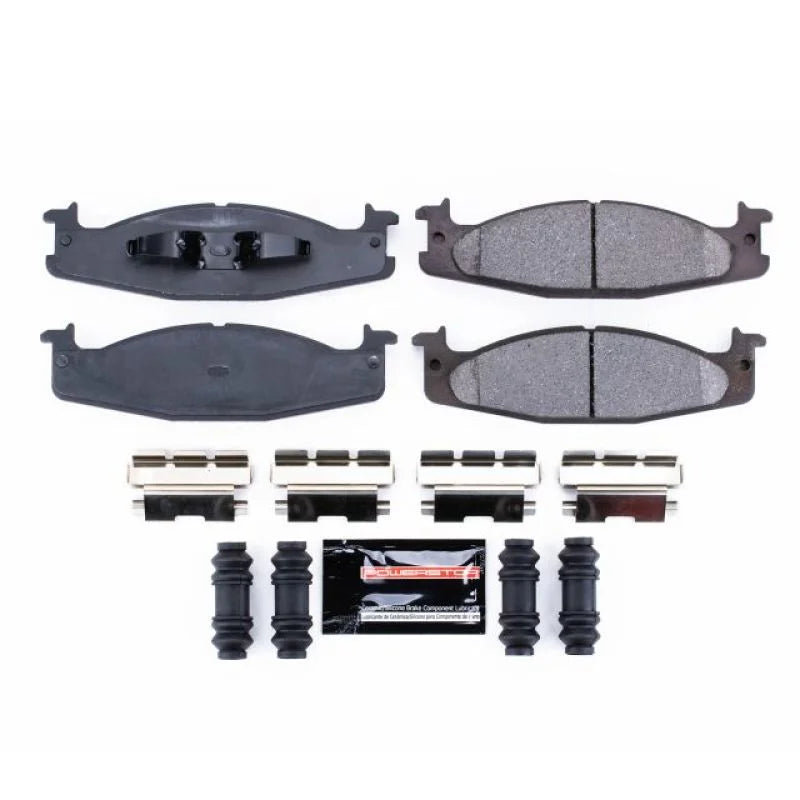PowerStop Front Z23 EVOLUTION SPORT Brake Pads w/Hardware fits 1994-1996 Ford Bronco / 2003 Ford E-150 / 2003 Ford E-150 C...
