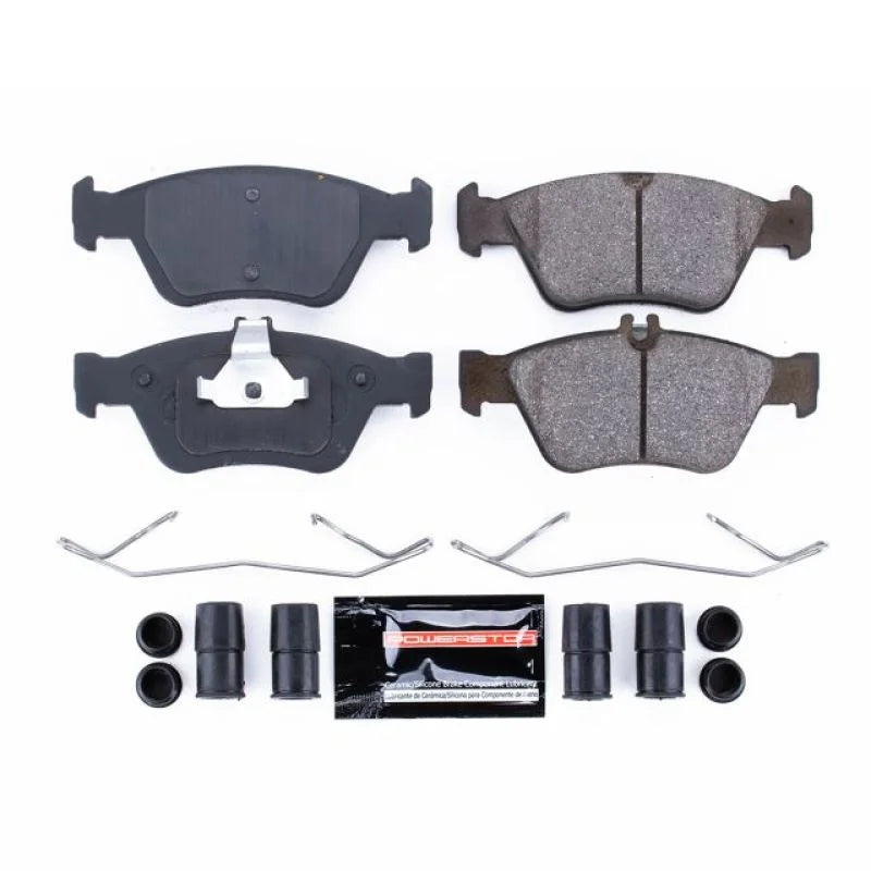 PowerStop Front Z23 EVOLUTION SPORT Brake Pads w/Hardware fits 1999-2000 Mercedes-Benz C230 / 1996-2000 Mercedes-Benz C280...