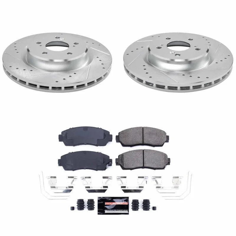 PowerStop Front Z23 Evolution Brake Kit fits 2021-2025 Acura Tlx