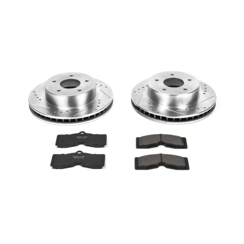 PowerStop Front Z23 Evolution Sport Brake Kit fits 1967-1982 Chevrolet Corvette - Main Product View