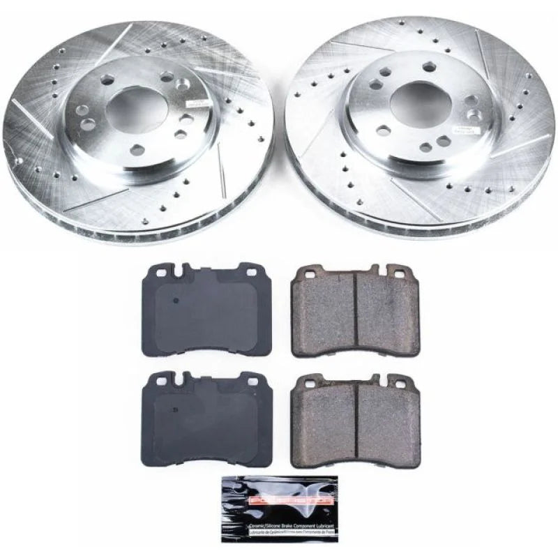 PowerStop Front Z23 Evolution Sport Brake Kit fits 1992-1993 Mercedes-Benz 500E - Main Product View