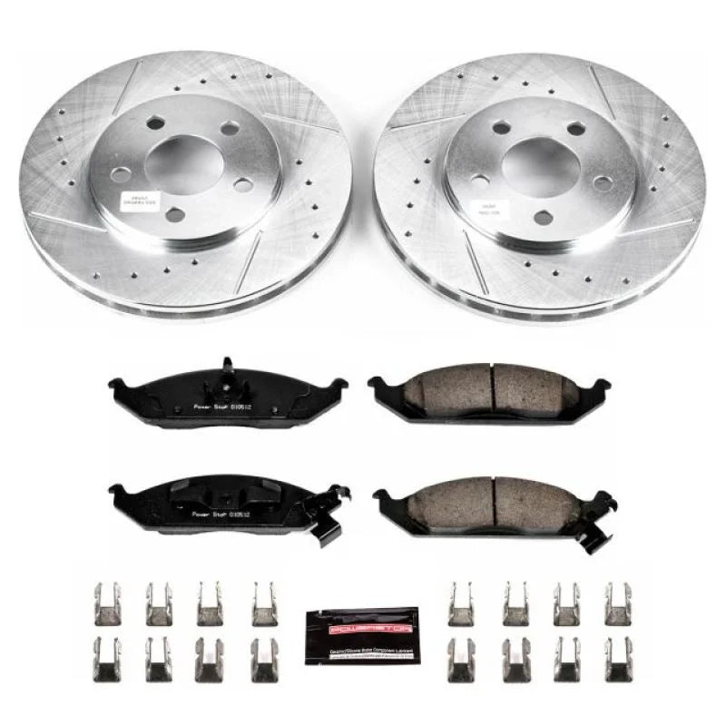 PowerStop Front Z23 Evolution Sport Brake Kit fits 1995-2000 Chrysler Cirrus / 1995-2000 Dodge Stratus / 1996-2000 Chrysle...