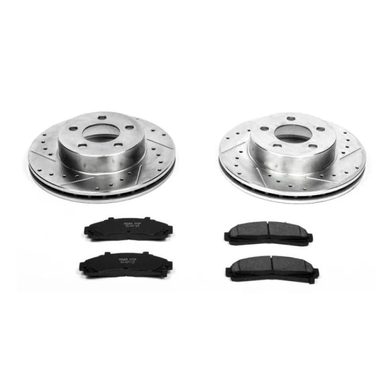 PowerStop Front Z23 Evolution Sport Brake Kit fits 1995-2001 Ford Explorer / 1998-2002 Ford Ranger / 1998-2002 Mazda B-Series