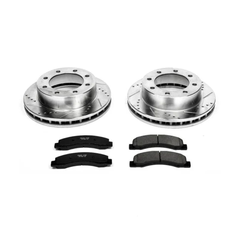 PowerStop Front Z23 Evolution Sport Brake Kit fits 1999 Ford F-250 Super Duty / 1999 Ford F-350 Super Duty - Main Product ...