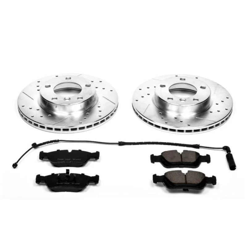 PowerStop Front Z23 Evolution Sport Brake Kit fits 2000 BMW 323CI / 1999-2000 BMW 323I / 2003-2005 BMW Z4 - Main Product View