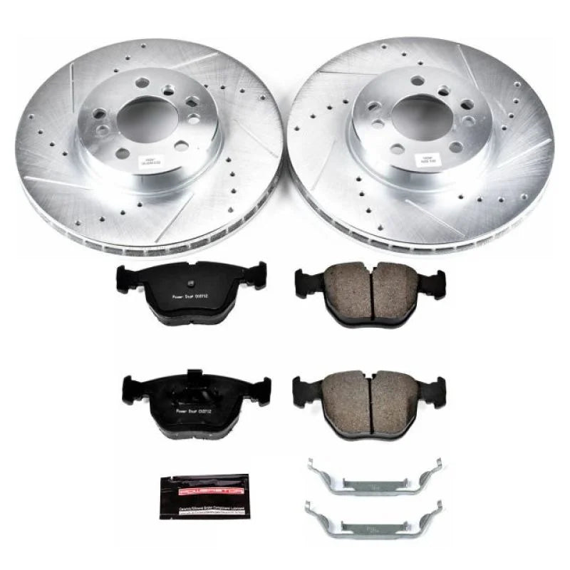 PowerStop Front Z23 Evolution Sport Brake Kit fits 2000-2006 BMW X5 - Main Product View