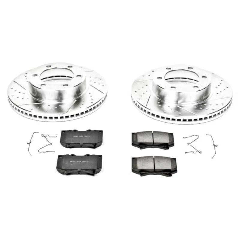 PowerStop Front Z23 Evolution Sport Brake Kit fits 2001-2002 Toyota Sequoia LIMITED / 2000-2002 Toyota Tundra - Main Produ...