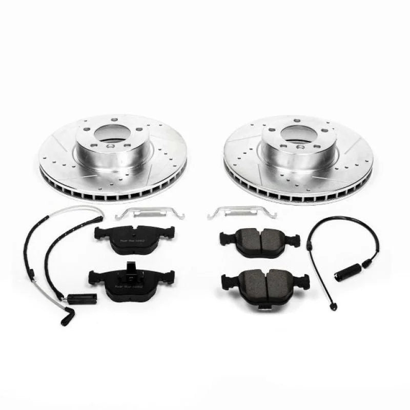 PowerStop Front Z23 Evolution Sport Brake Kit fits 2001-2003 BMW 530I / 2000-2003 BMW 540I - Main Product View