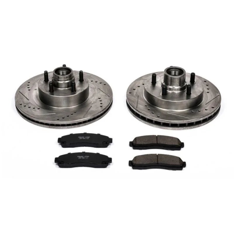 PowerStop Front Z23 Evolution Sport Brake Kit fits 2001-2003 Ford Explorer SPORT / 2001-2005 Ford Explorer SPORT Trac - Ma...
