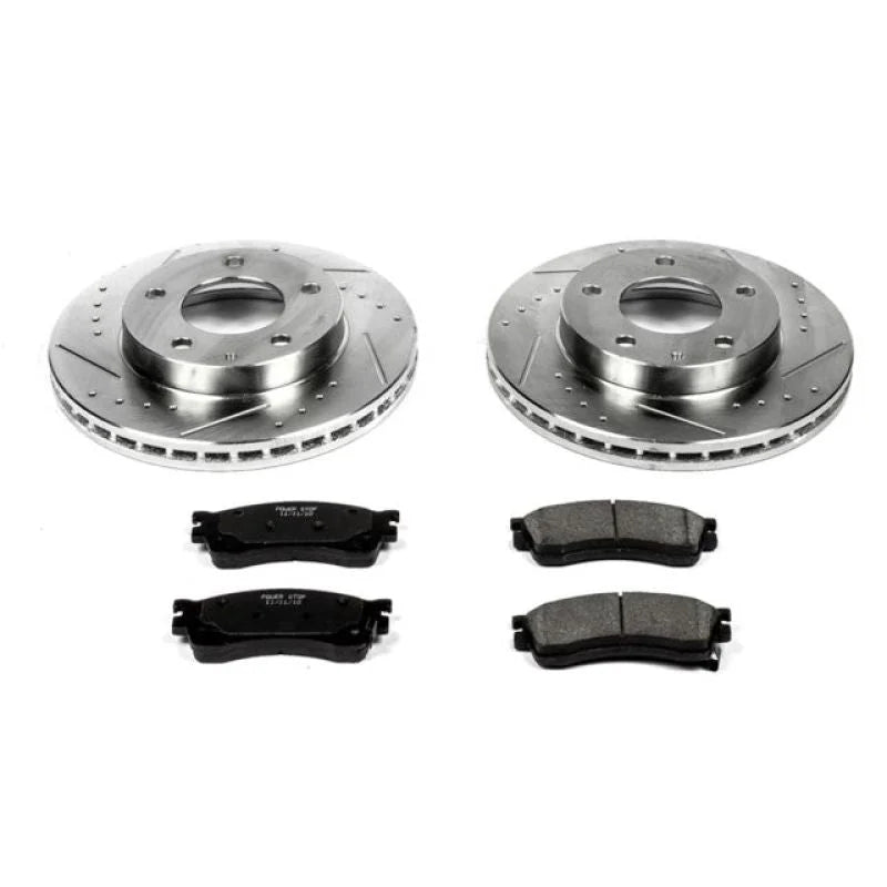 PowerStop Front Z23 Evolution Sport Brake Kit fits 2001-2003 Mazda Protege / PROTEGE5 - Main Product View