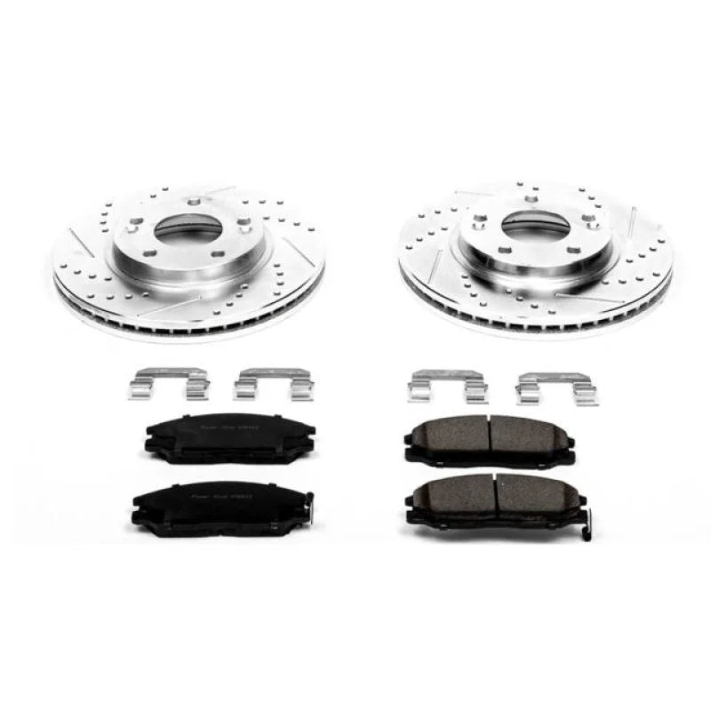 PowerStop Front Z23 Evolution Sport Brake Kit fits 2001-2005 Hyundai Santa Fe - Main Product View