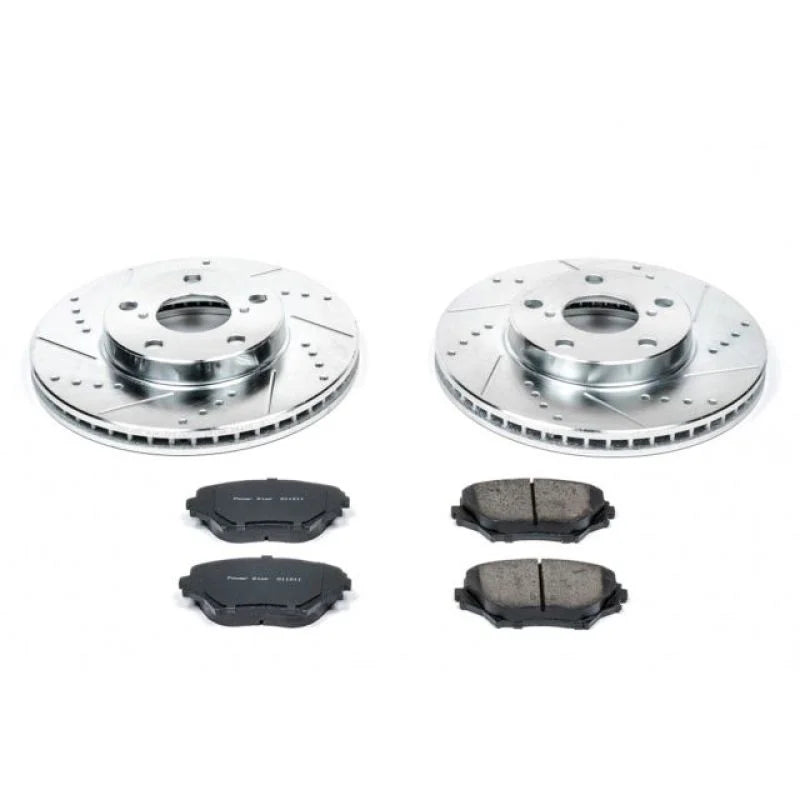 PowerStop Front Z23 Evolution Sport Brake Kit fits 2001-2005 Toyota RAV4 / 2005 Toyota RAV4 L - Main Product View