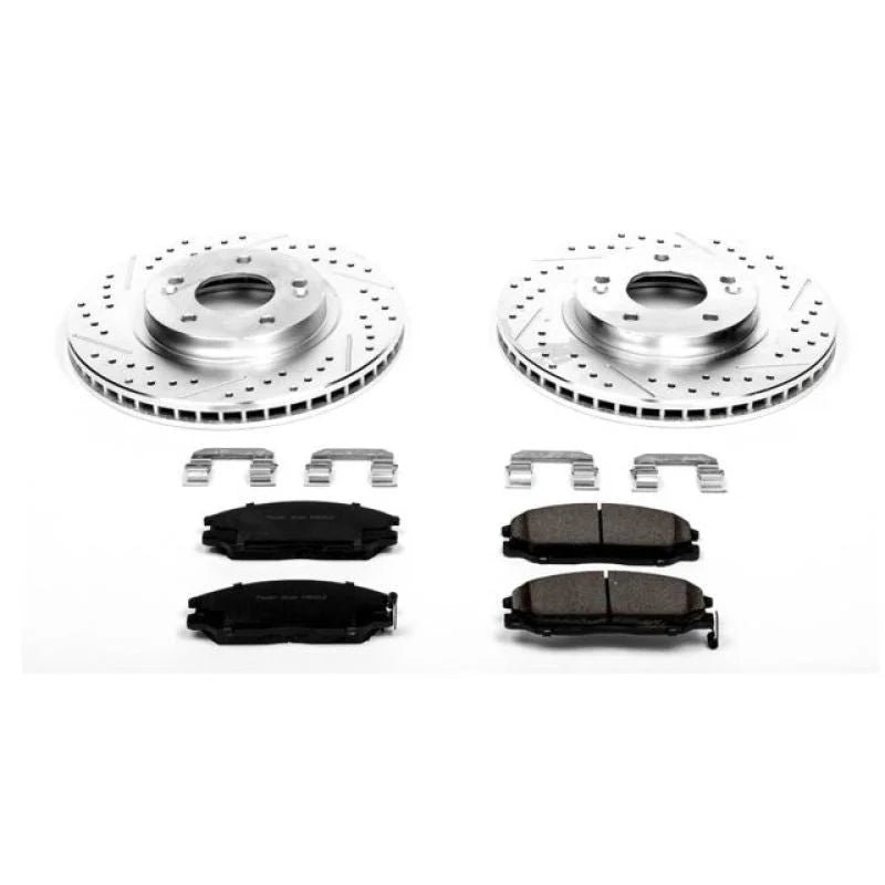 PowerStop Front Z23 Evolution Sport Brake Kit fits 2001-2006 Hyundai Santa Fe - Main Product View