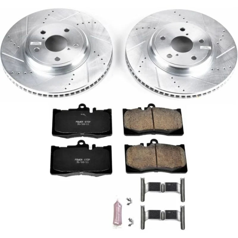 PowerStop Front Z23 Evolution Sport Brake Kit fits 2001-2006 Lexus LS430 - Main Product View