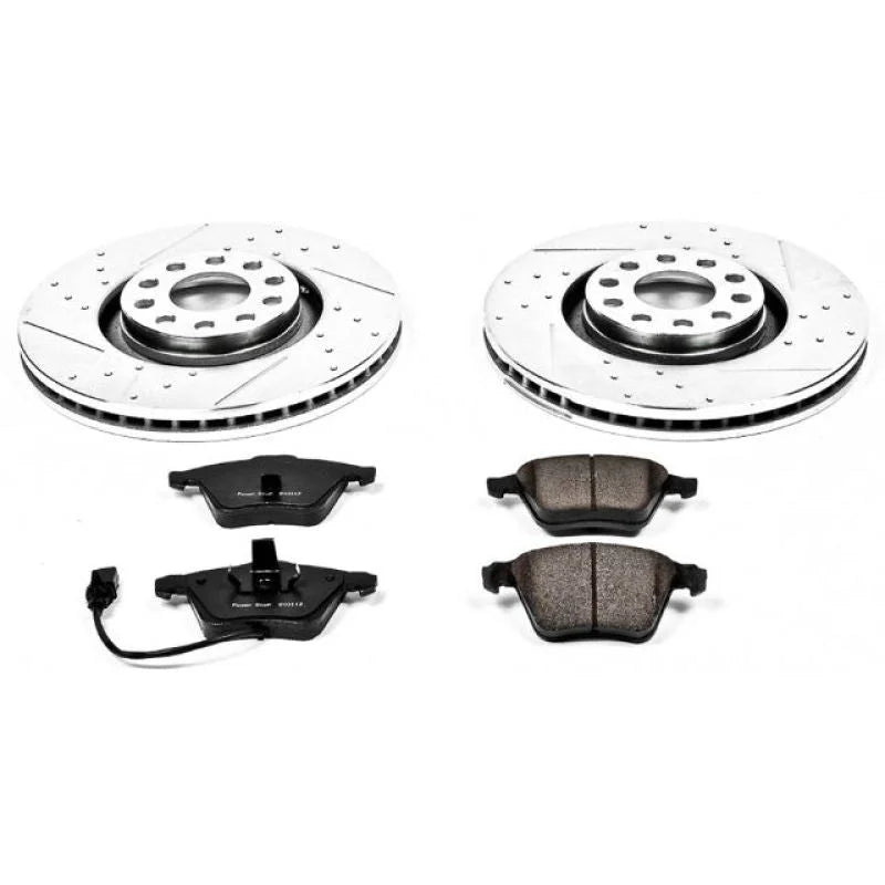 PowerStop Front Z23 Evolution Sport Brake Kit fits 2002-2004 Audi A6 / 2002-2004 Audi A6 Quattro / 2001-2005 Audi Allroad ...