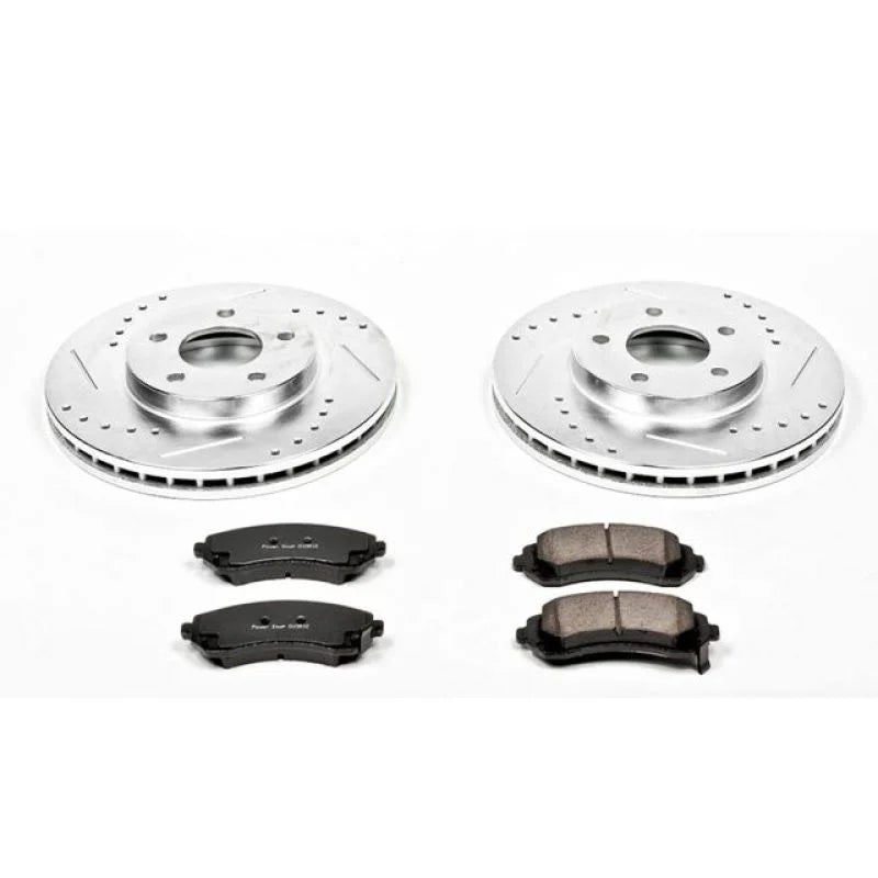 PowerStop Front Z23 Evolution Sport Brake Kit fits 2002-2006 Buick Rendezvous / 2002-2004 Chevrolet Venture / 2002-2004 Ol...