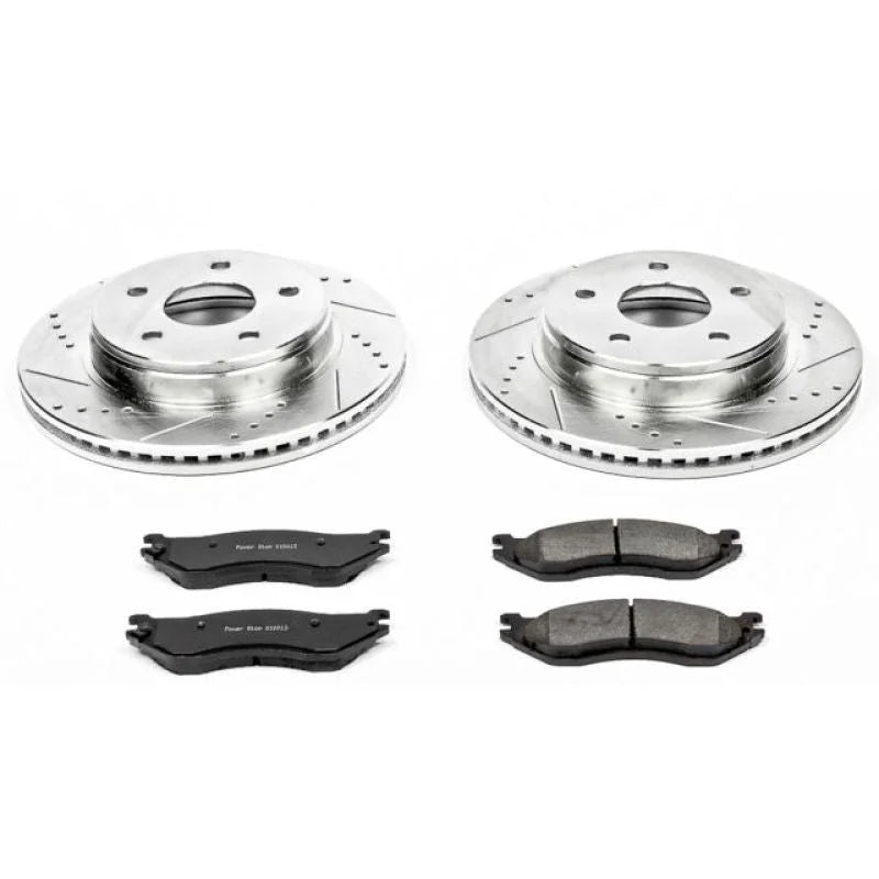 PowerStop Front Z23 Evolution Sport Brake Kit fits 2002-2006 Dodge DURANGO / Ram 1500 - Main Product View