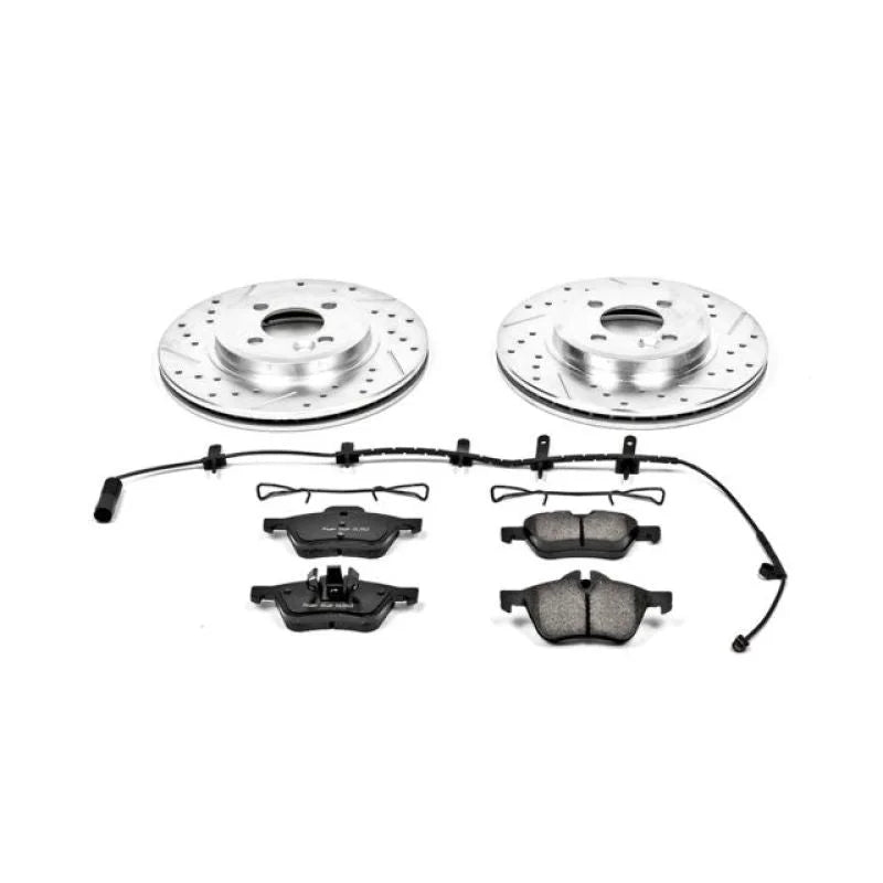 PowerStop Front Z23 Evolution Sport Brake Kit fits 2002-2006 Mini Cooper - Main Product View