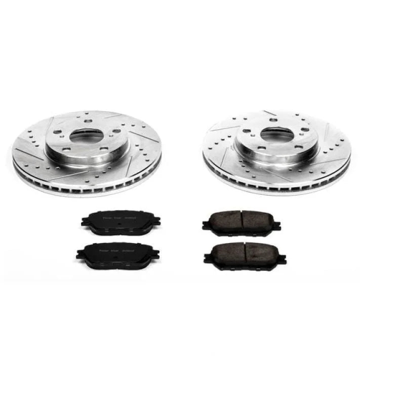 PowerStop Front Z23 Evolution Sport Brake Kit fits 2002-2006 Toyota Camry / 2002-2006 Toyota Camry LE - Main Product View
