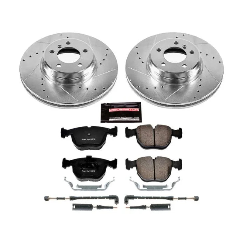 PowerStop Front Z23 Evolution Sport Brake Kit fits 2003-2005 Land Rover Range Rover Hse - Main Product View