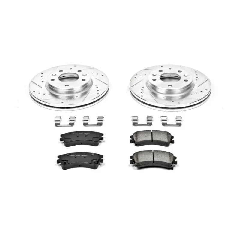PowerStop Front Z23 Evolution Sport Brake Kit fits 2003-2005 Mazda 6 I - Main Product View