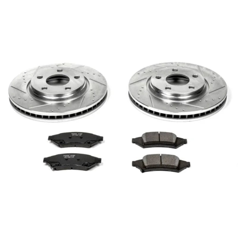 PowerStop Front Z23 Evolution Sport Brake Kit fits 2004 Pontiac Grand Prix - Main Product View
