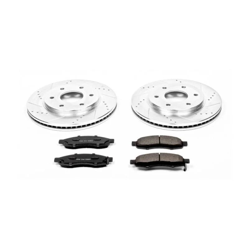 PowerStop Front Z23 Evolution Sport Brake Kit fits 2004-2005 Infiniti QX56 / 2005 Nissan Armada LE / 2004 Nissan Pathfinde...