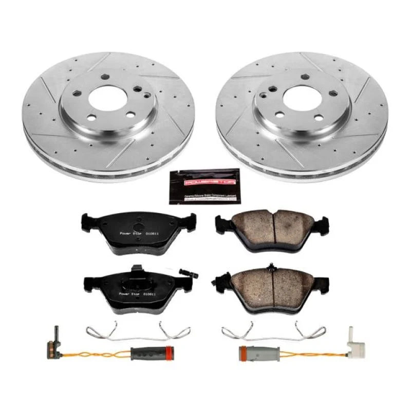 PowerStop Front Z23 Evolution Sport Brake Kit fits 2004-2005 Mercedes-Benz E320 4MATIC / 2006-2009 Mercedes-Benz E350 4MATIC