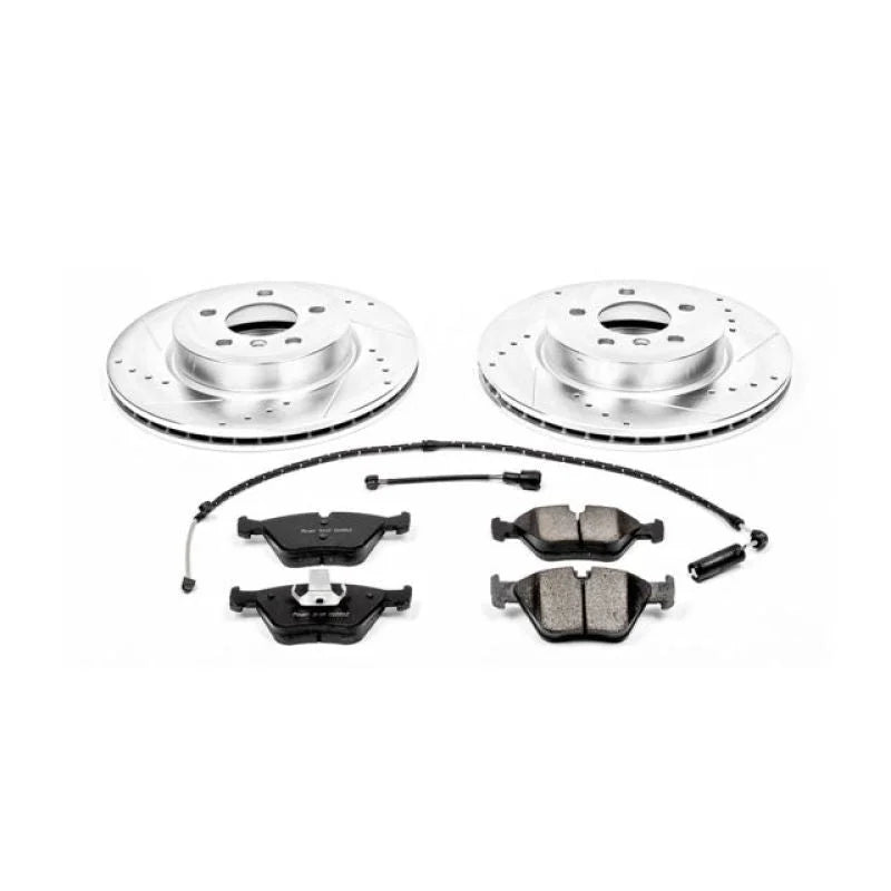 PowerStop Front Z23 Evolution Sport Brake Kit fits 2004-2010 BMW X3 - Main Product View