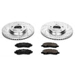 Load image into Gallery viewer, PowerStop Front Z23 Evolution Sport Brake Kit fits 2004-2012 Mitsubishi Eclipse / Galant - Main Product View