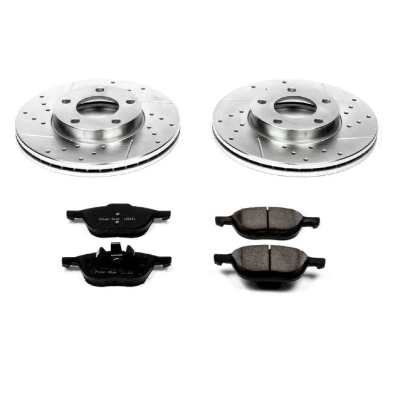 PowerStop Front Z23 Evolution Sport Brake Kit fits 2004-2013 Mazda 3 I - Main Product View
