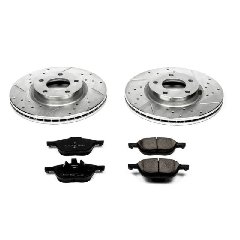 PowerStop Front Z23 Evolution Sport Brake Kit fits 2004-2015 Mazda 3 / 5 - Main Product View