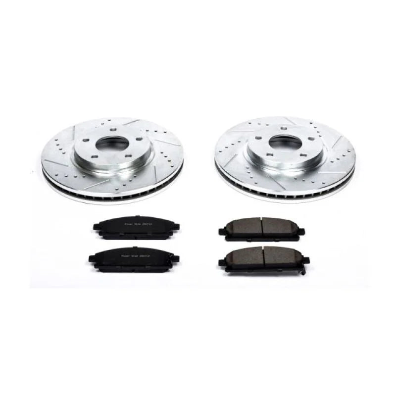 PowerStop Front Z23 Evolution Sport Brake Kit fits 2005-2009 Nissan Quest / 2004-2009 Nissan Quest S - Main Product View