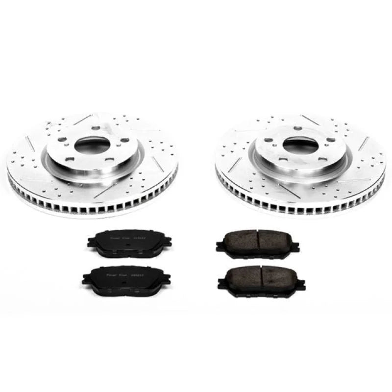 PowerStop Front Z23 Evolution Sport Brake Kit fits 2006 Lexus GS300 / 2009-2015 Lexus IS250 - Main Product View